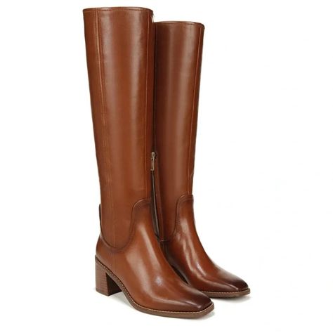 Recreate Taylor Swift's Style With The *Perfect* Fall Outfit - Brit + Co Brown Leather Square Toe Boots, Wide Calf Tall Boots, Extra Wide Calf Boots, Wide Calf Knee High Boots, Cognac Boots, Brown Knee High Boots, Tall Brown Boots, Perfect Fall Outfit, Wide Calf Boots