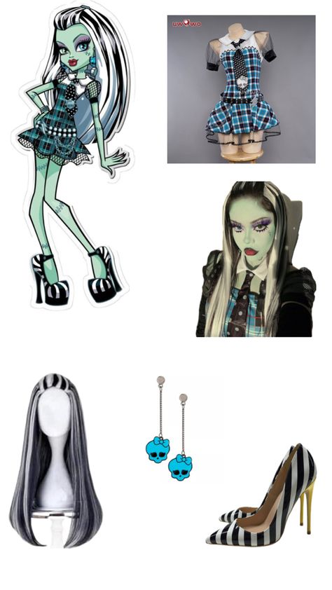 Costume Monster High, Frankenstein Halloween Costumes, Monster High Halloween Costumes, Monster High Halloween, Frankenstein Costume, Frankenstein Halloween, Frankenstein, Monster High, Halloween Costume