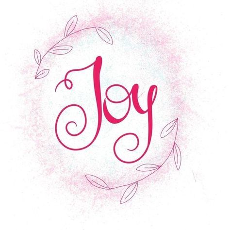 Joy Calligraphy, Joy Images, J Letter Images, Friendship Words, Calligraphy Doodles, Women's Retreat, Word Joy, Faith Tattoo, Letter Images