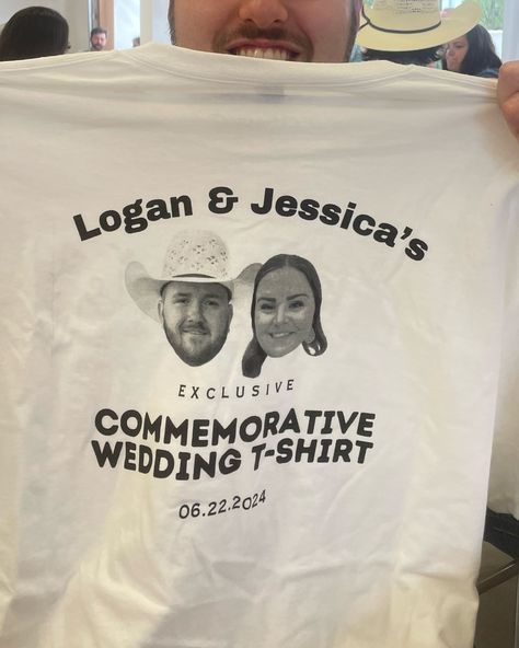 AZ wedding trip 🤍 Did not catch the bouquet 🙄 Wedding Shirt Favors, Wedding Merch Tshirt, Tshirt Wedding Favors, T Shirt Toss At Wedding, Wedding Tshirts Guests, Tshirt Toss Wedding, Wedding Tshirt For Guests, Wedding Tour Shirt, Wedding T Shirts For Guests