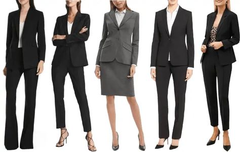 The Best Women's Suits of 2022: Affordable, Designer, and Everything In Between Bussines Attire For Women, Woman Attorney Outfit, Attorney Outfits Woman, Lawyer Fashion Women, Courtroom Attire, Womens Power Suit, Womens Business Suit, Power Suits For Women, Business Suits For Women