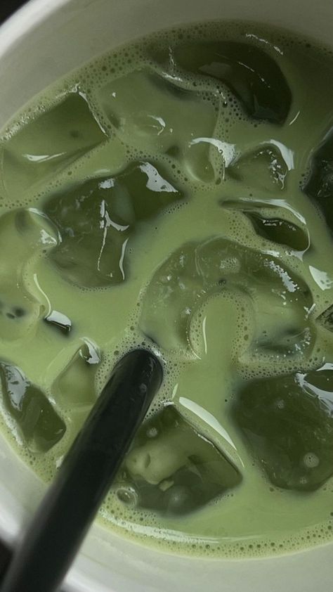 Green Inspo, Tea Wallpaper, Motivation Aesthetic, Dark Sea Green, Matcha Drink, Photo Frame Wallpaper, Instagram Feed Ideas Posts, Iced Matcha, Cream Aesthetic