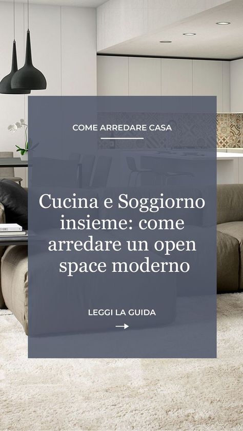 Sala E Cucina Open Space, Open Space 30 Mq, Zona Giorno Open Space, Zona Living Open Space, Cucine Open Space, Open Space Piccolo, Zone Living Room, Casual Decor, Classy Decor