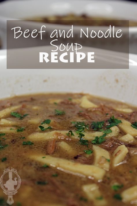 Beef And Noodles Soup, Beef Noodle Soup Recipes, Hamburger Noodle Soup, Beef Noodles Soup, Beef And Noodle Soup, Reames Noodles, Noddle Recipes, Beef Soups, Crockpot Soups