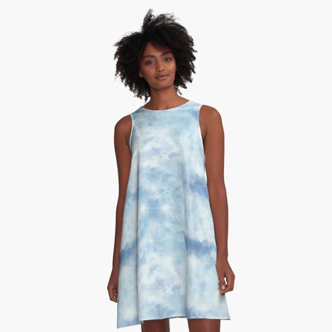 Get my art printed on awesome products. Support me at Redbubble #RBandME: https://www.redbubble.com/i/dress/Cloudy-Sky-Pattern-by-Kimiwarui/158349624.V4WQ8?asc=u Sky Pattern, Cloud Pattern, Clouds Pattern, Cloudy Sky, Star Dress, Woven Dress, Dress For Sale, Trending Topics, Dress Fabric