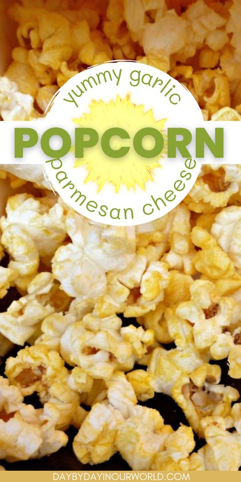 Garlic Parmesan Popcorn, Homemade Popcorn Seasoning, Parmesan Popcorn, Popcorn Seasoning Recipes, Popcorn Recipes Easy, Family Snacks, Homemade Popcorn, Popcorn Recipe, Popcorn Seasoning