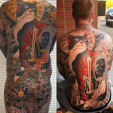 Horitomo Kazuaki Horitomo, Monmon Cats, Black Tattoo Ideas, Tattoo Museum, Buddha Tattoos, Yakuza Tattoo, Asian Tattoos, Japanese Sleeve Tattoos, Tattoo Apprentice