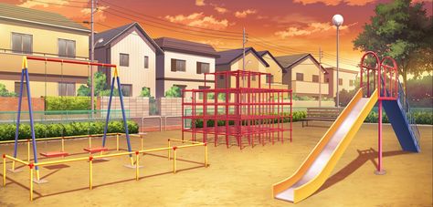 Anime Playground Background, Anime Playground, Playground Background, Episode Backgrounds, Anime Background, Anime