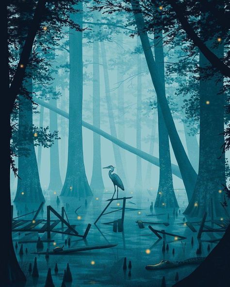 Nicholas Moegly, Arte Peculiar, Forest Illustration, Arte Inspo, Landscape Illustration, Environment Design, Environment Concept Art, Angkor, Environmental Art