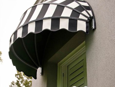 Awning Diy, Awning Design, Canvas Awnings, Diy Awning, Indoor Blinds, Metal Awning, Classic Window, Outdoor Awnings, Outdoor Bbq Kitchen