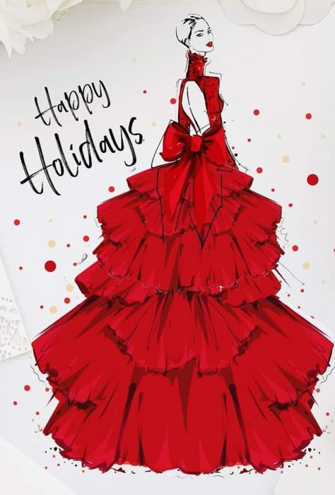 Megan Hess Illustration, Kerrie Hess, Xmas Fashion, Princess Illustration, Chanel Decor, Painting Flowers Tutorial, Megan Hess, Beauty Dior, Ma Cherie