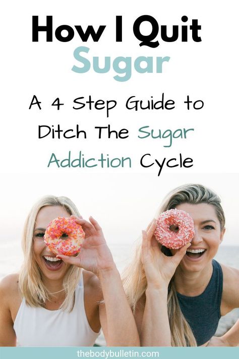 Get your diet back on track!  A 4 step guide to giving up sugar and getting over those cravings after the holidays.  #postholidaydetox #sugardetox #quitsugar Giving Up Sugar, Sugar Detox Recipes, Clean Eating Diet Plan, Healthy Eating Meal Plan, I Quit Sugar, Healthy Eating Snacks, Easy Healthy Eating, Quit Sugar, No Sugar Diet