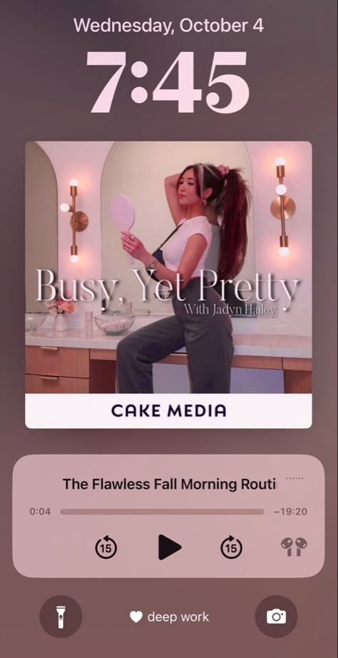 Busy Yet Pretty Podcast, Busy Yet Pretty Aesthetic, Podcast Girl Aesthetic, Busy Yet Pretty, Jadyn Hailey, New Year Things, Aesthetic Podcast, Tiktok Content Ideas, Podcast Aesthetic