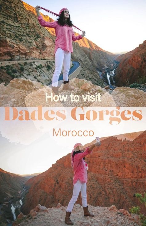 Dades Gorges Morocco scenic road Scenic Roads, The Abyss, Morocco Travel, Dusty Rose Color, Travel Articles, New City, Rose Color, Dusty Rose, Morocco