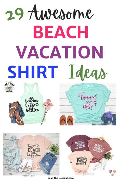 29 Awesome Beach Vacation Shirt Ideas - Load the Luggage Beach Vacation Shirt Ideas, Family Vacation Shirt Ideas, Vacation Shirt Ideas, Mexico Vacation Shirts, Beach Tshirt Designs, Group Vacation Shirts, Mexico Family Vacation, Vacation Shirts Beach, Family Spring Break