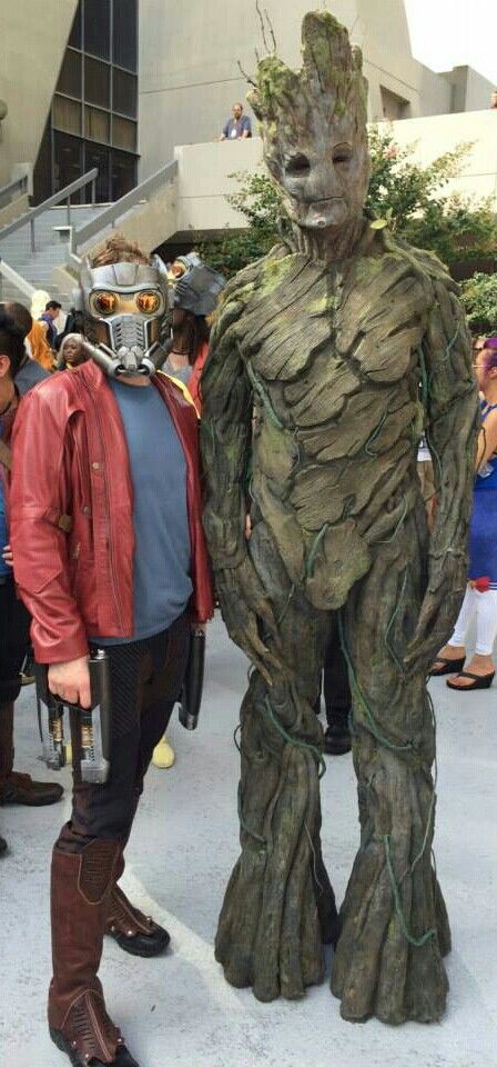 Groot Halloween Costume, Marvel Movies In Order, Group Cosplay, Superhero Cosplay, Unique Halloween Costumes, Comic Con Cosplay, Epic Cosplay, Marvel Cosplay, Cosplay Characters