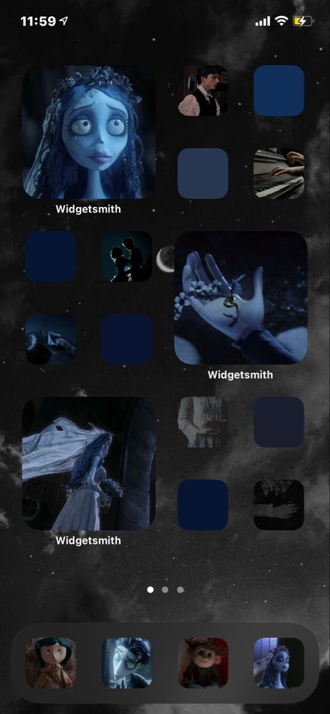 Corpse Bride Homescreen, Corpse Bride Phone Theme, Corpse Bride App Icons, Corpse Bride Widget Icons, Corpse Bride Iphone Layout, Corpse Bride Wallpaper Ios 16, Tim Burton Ios14 Homescreen, Corpse Bride Collage Wallpaper, Logo Application