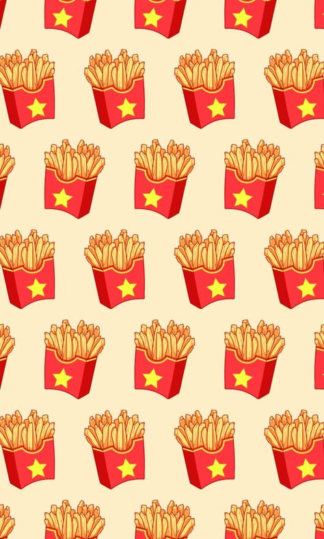 Cute french fry phone wallpaper French Fry Wallpaper, Fries Wallpaper, Cartoon French Fries, French Fries Wallpaper, French Fries Illustration Art, French Fries Images, Fry Potatoes, Paper Cute, Wall Paper Phone