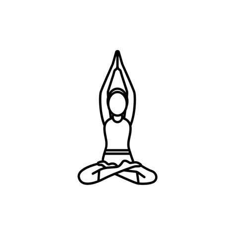 Meditation Icon, Yoga Icon, Yoga Vector, Care Symbol, Yoga Images, Object Drawing, Highlight Icons, Creative Icon, Home Icon