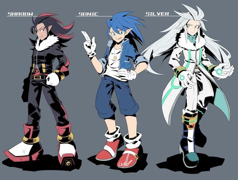 Sonic The Hedgehog Human Fanart, Human Sonic And Shadow, Silver The Hedgehog Cosplay, Knuckles Human Version, Human Silver The Hedgehog, Human Sonic Characters, Silver The Hedgehog Human, Shadow Human Version, Sonic As A Human