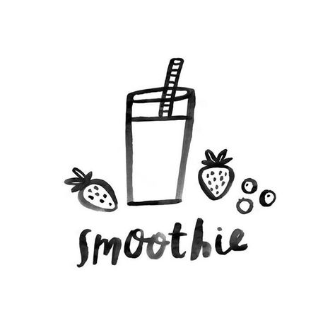 Summer weekends call for lots of smoothies Smoothie Drawing, Just Add Magic, Protecting Yourself, Rabbit Illustration, Body Is A Temple, The Immune System, Sparks Joy, Ink Sketch, Typography Inspiration