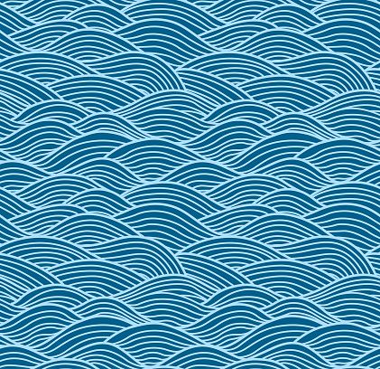 Japanese Wave Pattern - Free image on Pixabay Wave Drawing, Japanese Wave, Wave Illustration, Line Art Vector, Image Film, Japanese Waves, Japanese Patterns, Pattern Seamless, Abstract Images