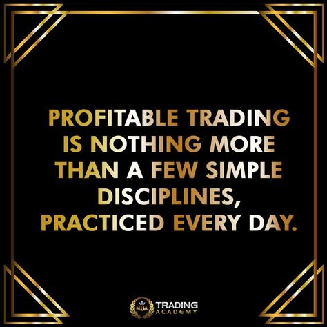 More than the strategy, it is important is to keep the discipline to follow that strategy❗️ Keep things simple and follow the process on a long and consistent basis. Never break your rules. Plan your Trade, Trade your Plan💹 cryptotips | cryptostrategy | markets | trading life profit | investment | invest | trading | motivation success | grind | trader lifestyle Forex Trading Motivational Quotes, Trading Discipline Quotes, Trading Quotes Wisdom, Trader Lifestyle, Trading Motivation, Trading Learning, Trading Plan, Binary Trading, Forex Trading Quotes