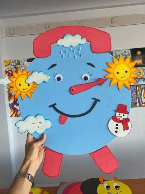 Weather Art And Craft, Weather Board Preschool, Weather Activities Preschool Crafts, Weather Preschool Activities, Weather Crafts For Kids, Weather Crafts Preschool, Weather Activities Preschool, Weather Activities For Kids, Weather Crafts