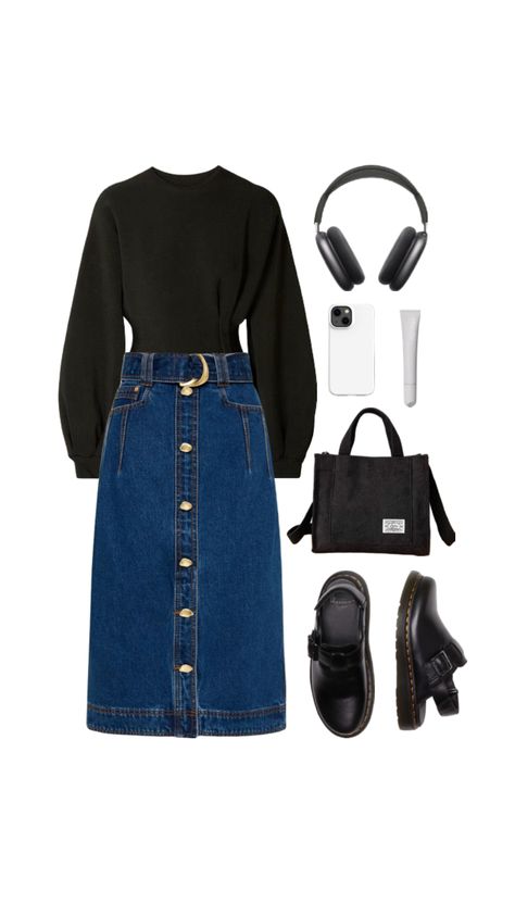 #outfitinspo #fashion #outfits #fashioninspo #modesty #modestfashion #ootd Fall 2024 Fashion, 2024 Fashion Trends, Best Outfits, Denim Skirts, 2024 Fashion, Fall 2024, Denim Skirt, Need To Know, Outfit Ideas