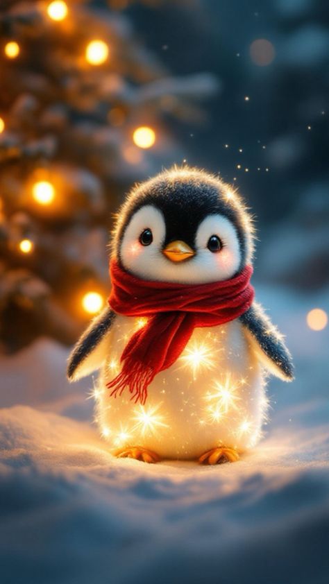 Christmas Decor/wallpaper Winter Background Wallpapers Iphone, Penguin Christmas Wallpaper, Cute Penguin Aesthetic, Christmas Animal Wallpaper, Christmas Animals Wallpaper, Christmas Penguin Wallpaper, Cute Christmas Backgrounds For Iphone, Penguin Wallpaper Iphone, Penguin Phone Wallpaper