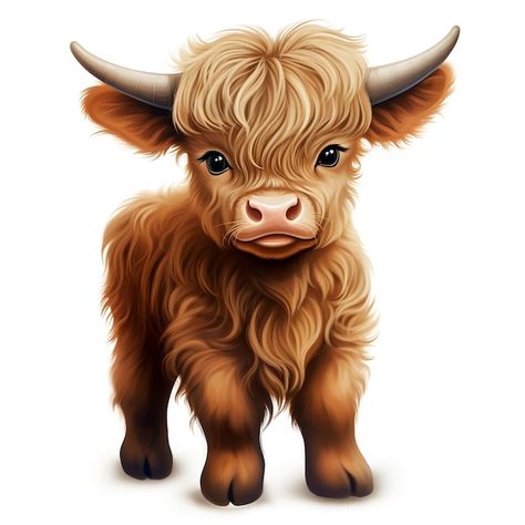 Cow Graphic Design, Cow Baby Shower Invitations, Cow Portrait, Scottish Cow, Cow Illustration, Cow Baby Showers, Highland Cow Art, Cow Drawing, Cow Clipart