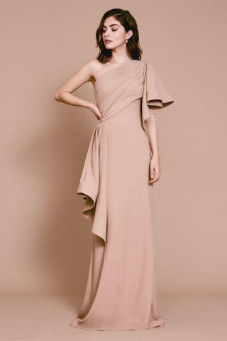 Blush Lace Dress, Tadashi Shoji Dresses, Sleeve Gown, Buy Dresses Online, Tadashi Shoji, Gowns With Sleeves, Stretch Crepe, Bride Dresses, High Point