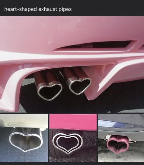 Heart Head Lights Car, Pink Car Heart Lights, Diy Pink Car Interior, Pink Beetle Interior, Heart Lights On Car, Pink Heart Steering Wheel, Heart Wheels Car, Car Decorations Exterior Aesthetic, Car Mods Girly