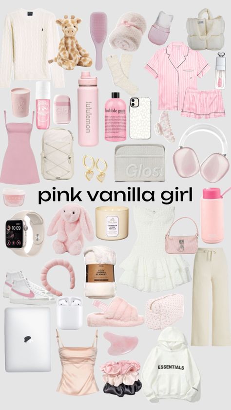 Pink Vanilla Girl, Princess Pilates, Coquette Core, Fav Products, School Bag Essentials, Romantic Academia, Pink Vanilla, Future Vision, Sephora Skin Care