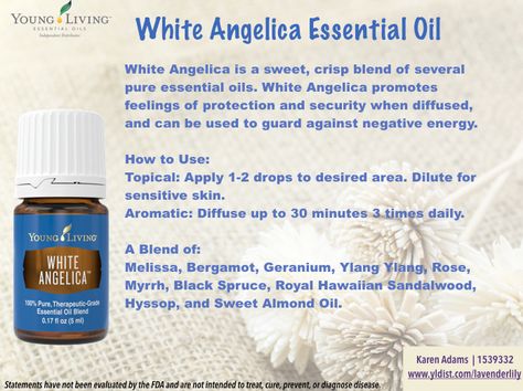 White Angelica Young Living, White Angelica Essential Oil, Holistic Nursing, White Angelica, Young Living Recipes, Essential Oil Skin Care, Essential Oil Combinations, Mum Life, Yl Oils