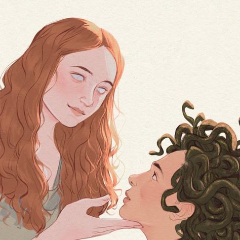 Bhavna 🍂 on Instagram: "medusa and her blind lover but make it elmax . . Happy women’s day! ilu, all women <3 . #elmax #elhopper #elevenstrangerthings #maxmayfield #strangerthings #art #medusa" Medusa Girlfriend, Medusa And Her Blind Girlfriend Fanart, Medusa X Blind Girl, Medusa X Blind Woman, Medusa And Her Blind Girlfriend, Greek Woman Art, Medusa Fanart, Art Reference Drawing, Blind Woman