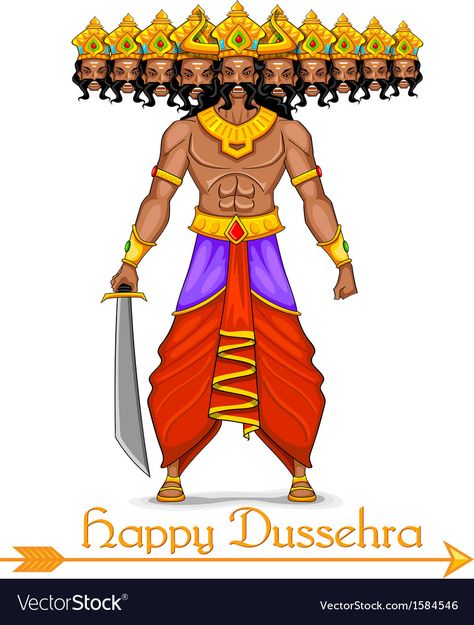 Ravana Illustrations, Dussehra Ravan Drawing, Dussehra Posters, Ravana Drawing, Full Face Drawing, Dussehra Illustration, Ravana Images, Dussehra Ravan, Ravana Images Hd