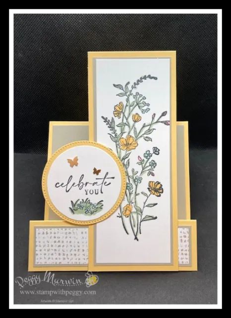 Stampin Up Dainty Delight Dies, Newest Stampin Up Cards, Faux Step Card, Stylish Shapes Dies, Dainty Delight, Side Step Card, Christmas Cards 2018, Step Card, Folding Cards