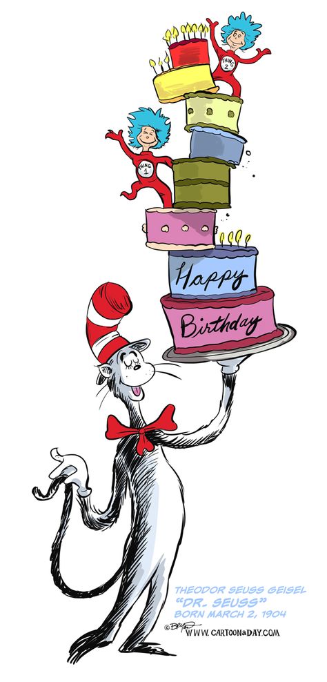 dr-seuss-birthday-cartoon-598 Dr Seuss Preschool Theme, Happy Birthday Dr Suess, Dr Seuss Drawings, Dr Seuss Classroom Theme, Dr Suess Characters, Dr Seuss Posters, Quotes Dr Seuss, Dr Seuss Decorations, Happy Birthday Dr Seuss