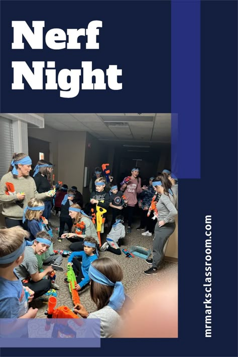 Nerf night is a fan favorite at Mr. Mark's church, and the kiddos have a blast! Involve families and have a family event! Visit our site for details and more ideas Parents Night Out Ideas Church, Mother Son Event Ideas, Youth Group Theme Nights, Mother Son Night Ideas For School, Church Family Night Ideas, Youth Lock In Ideas Church, Children's Ministry Ideas, Lock In Ideas Church, Mother Son Event Ideas School