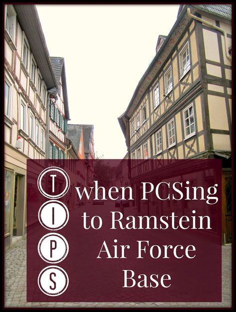 Are you PCSing to Ramstein AFB, Germany? Here are some suggestions (with pictures) of what to expect and how you should enjoy your overseas adventure! Pcsing To Germany, Grafenwoehr Germany, Oconus Pcs, Vilseck Germany, Germany Living, Ramstein Germany, Kaiserslautern Germany, Living Overseas, Wiesbaden Germany