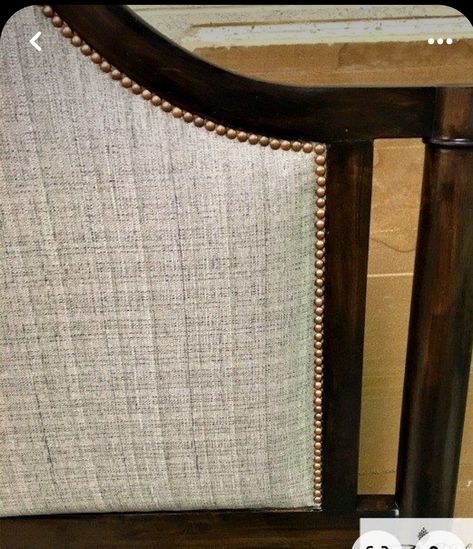 How To Add Upholstery To Headboard, Diy Upholstered Headboard With Wood Trim, Refurbished Headboard Ideas, How To Upholster A Headboard, How To Reupholster A Headboard, Headboard Makeover Diy, Refurbished Headboard, Headboard Makeover, Headboard Projects