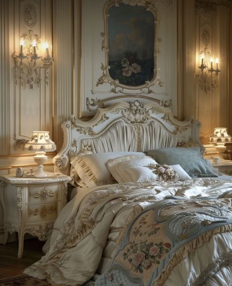 New York Bedroom Aesthetic, Rococo Aesthetic Bedroom, Bedroom Design Vintage, Victorian Bedroom Aesthetic, Modern Victorian Aesthetic, Bedroom Aesthetic Vintage, New York Bedroom, Pretty Bedrooms, Classic Bedroom Design