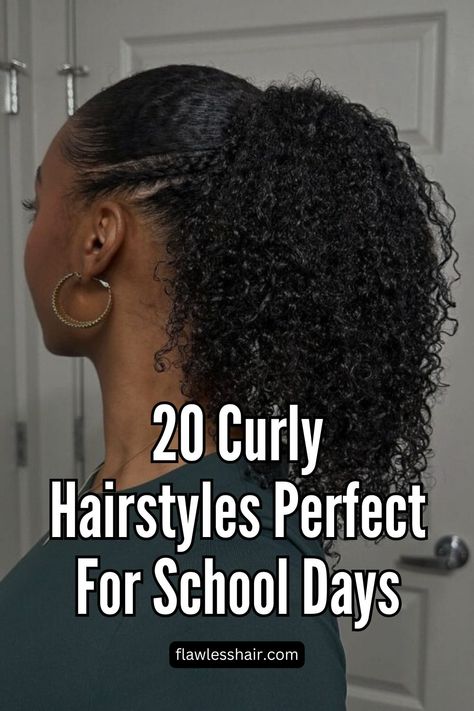 Sleek Curly Ponytail Updo Styles For Black Women Natural Hair, Curly Hair Updo Black Women, Cute Ponytails For Short Hair, Curly Bun Hairstyles For Black Hair, Curly Ponytail Natural Hair, Sleek Curly Ponytail, Curly Updo Hairstyles For Black Women, Transition Hairstyles, Cute Updo Hairstyles