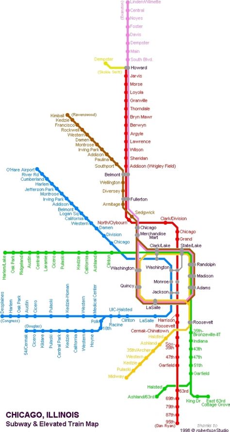 El train map Chicago Metro, Singapore Map, Underground Map, Train Map, Transit Map, System Map, Chicago Poster, Metro Subway, Metro Map