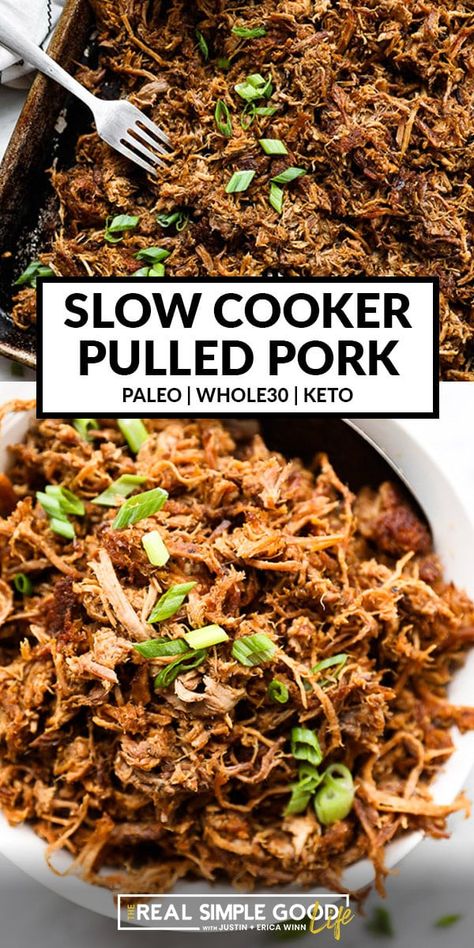 Crockpot Pork Shoulder, Healthy Pulled Pork, Pulled Pork Crock, Slow Cooker Pork Shoulder, Easy Pulled Pork Slow Cooker, Crock Pot Pulled Pork Recipe, Easy Pulled Pork, Pork Crockpot Recipes, Slow Cooker Recipes Pork