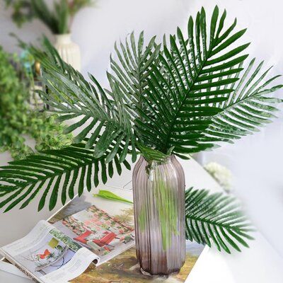 Specifications:Very beautiful and lifelike artificial green leaves. Light-weight, non-toxic and durable. Used for birthday decorations in tropical settings. The rod can be shaped at will or modified according to the height of the flower. Type: Artificial LeavesQuantity: 12PcsMaterial: PlasticFeatures: Simulation Leaf, Home Decor, Vivid ColorLeaf Size: 25cm x 20cm/9.84" x 7.87", Total Length: 40cm/15.75" (Approx.)Notes:Due to the light and screen setting difference, the item's color may be slight Plant Home Office, Hawaiian Luau Party Decorations, Flamingo Wedding, Artificial Palm Leaves, Luau Party Decorations, Jungle Theme Parties, Office Party Decorations, Hawaiian Luau Party, Palm Green