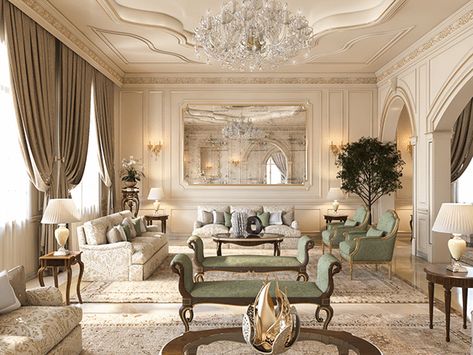 Rococo Living Room, Nikita Willy, Classic Living Room Design, French Salon, Classical Interior Design, Drawing Room Interior, Classical Interior, Hallway Office, Classic Living Room