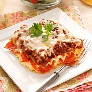 Sausage Lasagna Recipe: How to Make It Lasagna Recipe With Pepperoni, Recipe With Pepperoni, Pepperoni Lasagna, Italian Sausage Lasagna, Pizza Lasagna, Seafood Lasagna, Sausage Lasagna, No Noodle Lasagna, Lasagna Recipe