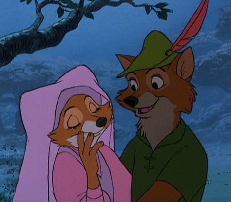 Robin Hood Robin Hood And Maid Marian, Robin Hood 1973, Robin Hoods, Robin Hood Disney, Maid Marian, Photo Tag, The Hound, Disney Collage, Disney Animals